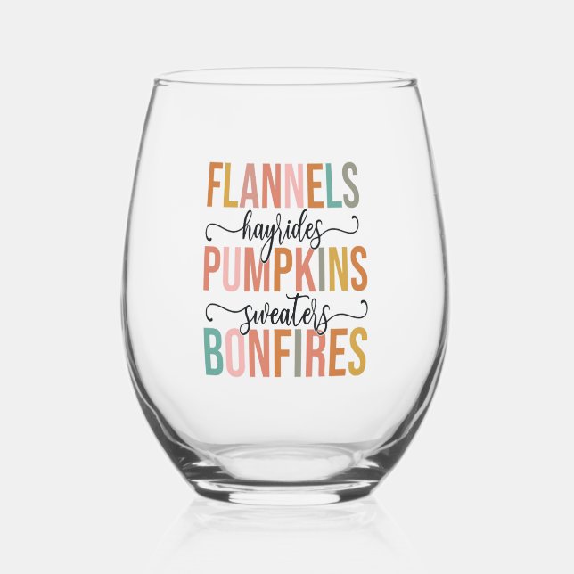 Vaso De Vino Es otoño de nuevo (Anverso)