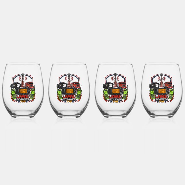 Vaso De Vino Escáner JML 716 Cristal (Anverso)