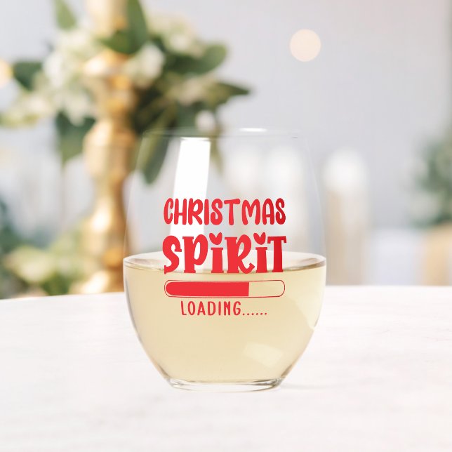 Vaso De Vino Espíritu de navidades (Insitu (Boda))
