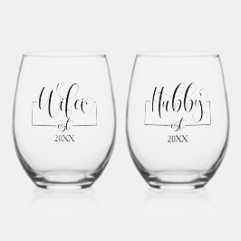 Vaso De Vino Esposo Esposa