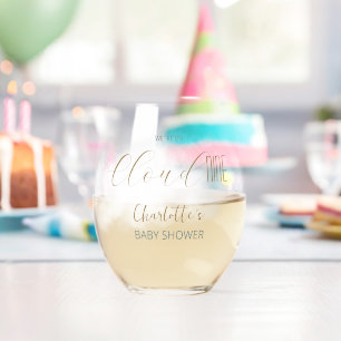 Vaso De Vino Estamos en la Escritura Elegante de la Nube 9 Fies