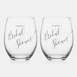 Vaso De Vino Estilo Drinkware: Vidrio sin hilo, Set