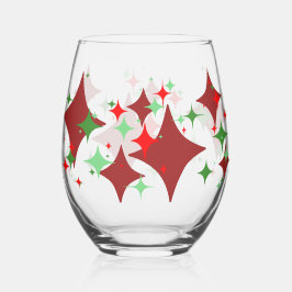 Vaso De Vino Estrellas navidades