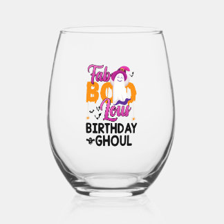 Vaso De Vino Fab Boo Lous, Chicas de Halloween