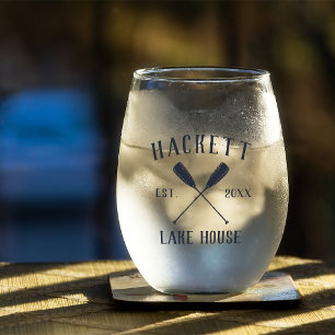 Vaso De Vino Familia azul de la Marina Rusa Nombre de la Casa d