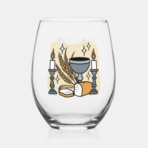 Vaso De Vino Fe y Gracia Espiritual – Cristiano Inspirador