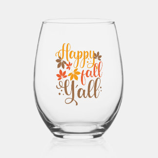 Vaso De Vino Feliz otoño a todos