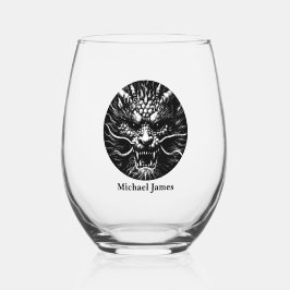 Vaso De Vino Fierce Dragon Personalized