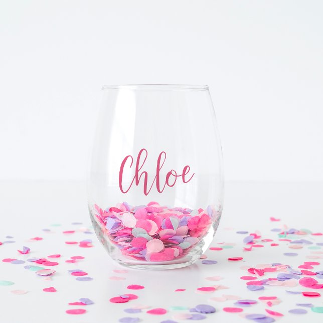 Vaso De Vino Fiesta de Despedida de Soltera con Nombre Personal (Subido por el creador)