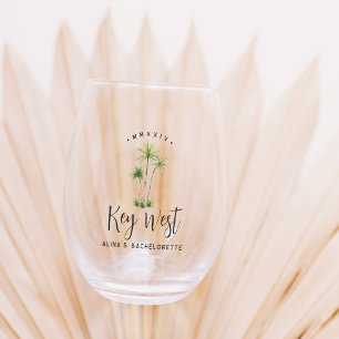 Vaso De Vino Fiesta de Despedida de Soltera Personalizada con P