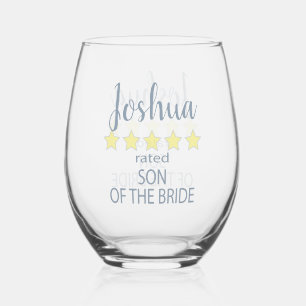Vaso De Vino Fiesta de novias y bodas 5 estrellas hijo de novia