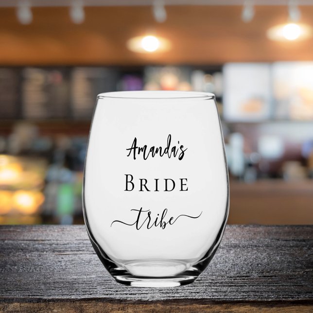 Vaso De Vino Fiesta de soltería de la tribu de novias (Subido por el creador)