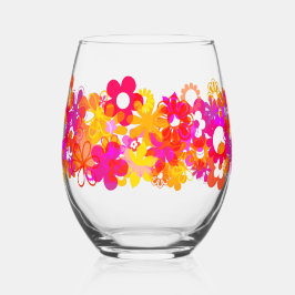 Vaso De Vino Flor