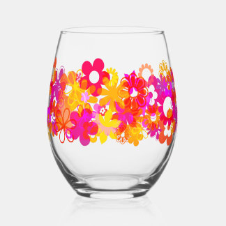 Vaso De Vino Flor