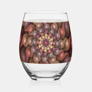 Vaso De Vino Flor surrealista brillante modernidad Resumen arte