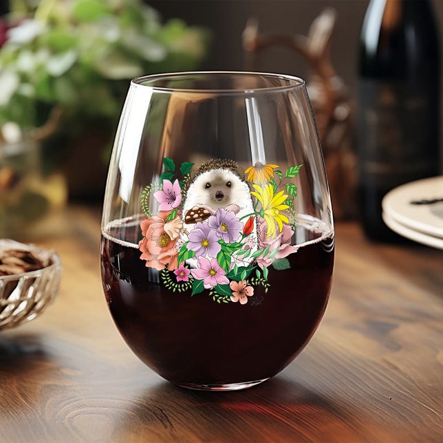 Vaso De Vino Flores de edgehog (Subido por el creador)