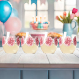 Vaso De Vino Flores de estilos clásicos