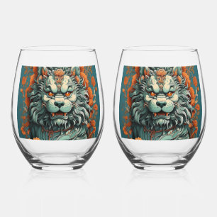 Vaso De Vino Flu León de la Sabiduría