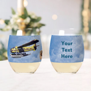 Vaso De Vino Flying Moose Aviation de Havilland Otter