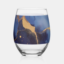 Fondo azul con rachas y puntos dorados