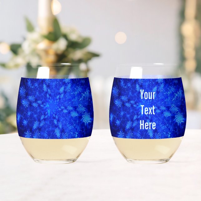 Vaso De Vino Fractal Snowburst (Insitu (Boda))