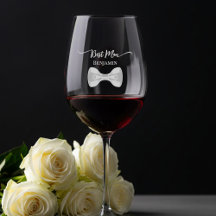 Fun Bow Tie & Name Mejor regalo de Boda de hombre