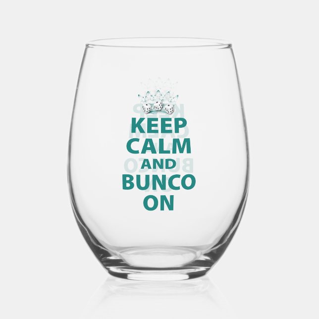 Vaso De Vino Funny Bunco Fiesta (Anverso)