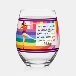 Vaso De Vino Funny Wineglass Best Friend Gift "Prune"