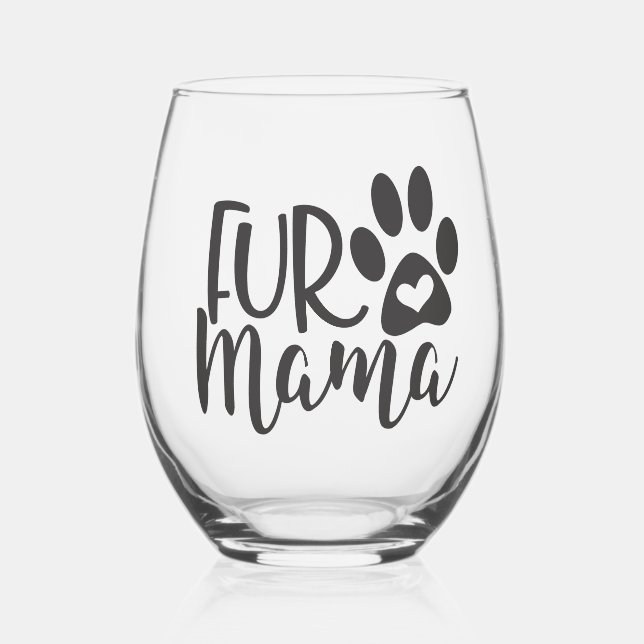 Vaso De Vino Fur Mama (Anverso)