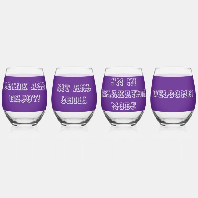 VASO DE VINO GAFAS CON PALABRAS (Anverso)