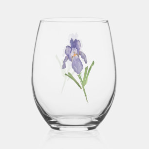 Vaso De Vino Gafas de vino de pintura Iris