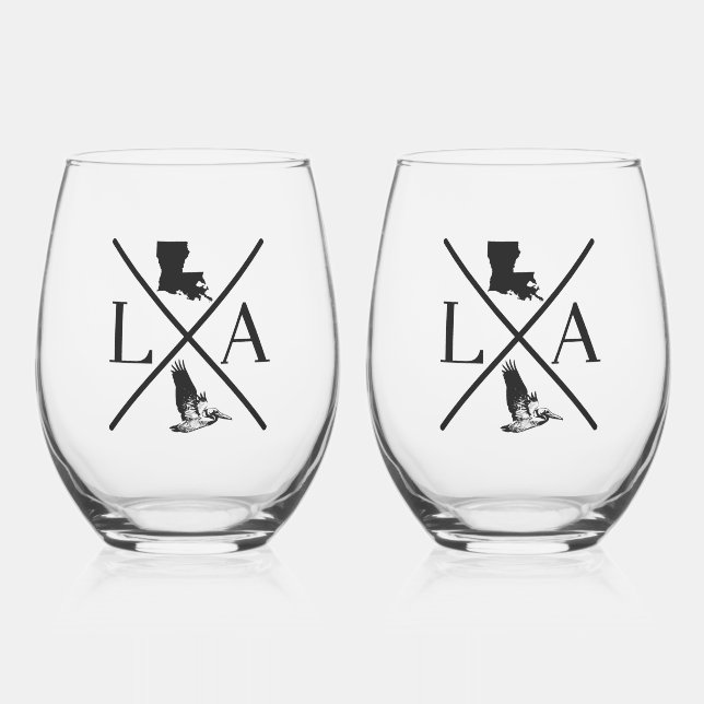 Vaso De Vino Gafas de vino L.A.X 16oz (Izquierda)