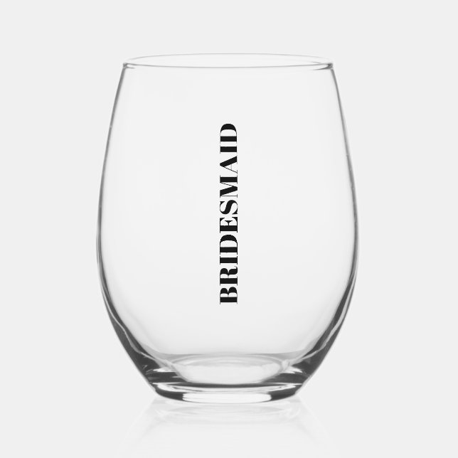 Vaso De Vino Gafas de vino personalizadas (Anverso)