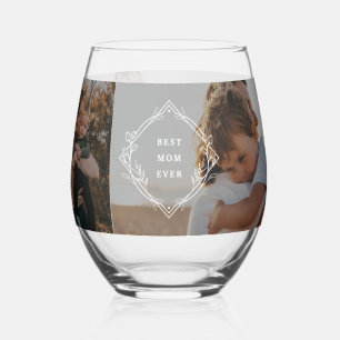 Vaso De Vino Galería fotográfica personalizada para mamá