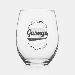 Vaso De Vino Garage No Toques Nada De Drinkware