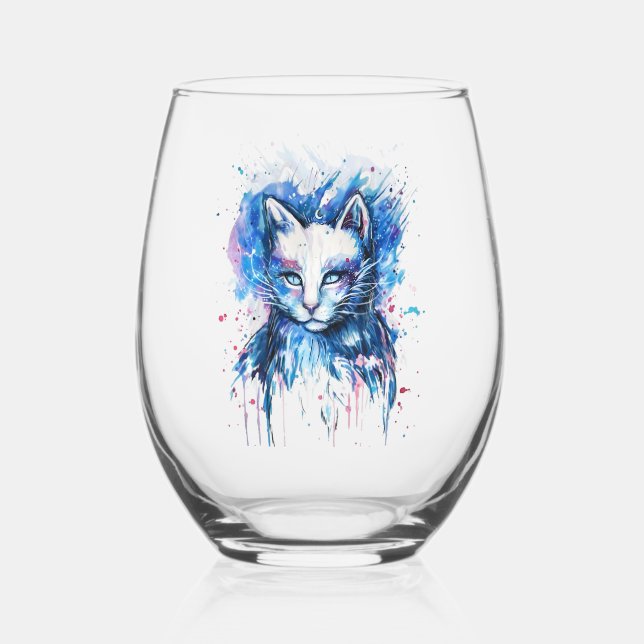 Vaso De Vino Gatita (Anverso)