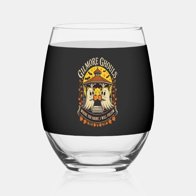 Vaso De Vino Gilmore Ghouls Halloween Ghost (Anverso)