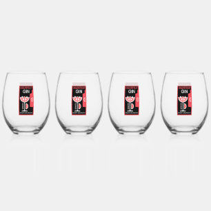 Vaso De Vino Gin rosa