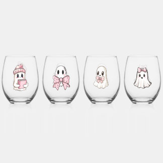 Vaso De Vino Glam Ghouls