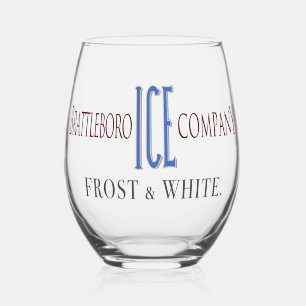 Vaso De Vino Glass Brattleboro Ice Company