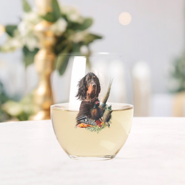 Vaso De Vino Gordon Setter (Insitu (Boda))