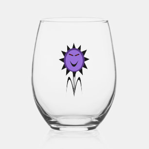 Vaso De Vino Gótico Kawaii Flower Evil Halloween