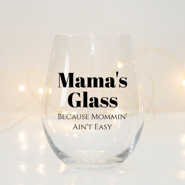 Vaso De Vino Gracioso regalo personalizado para la madre que am (Subido por el creador)