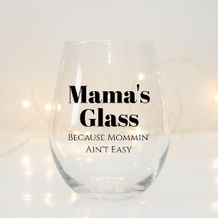 Vaso De Vino Gracioso regalo personalizado para la madre que am