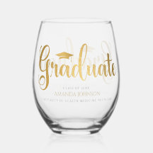 Graduación del nombre del graduado negro