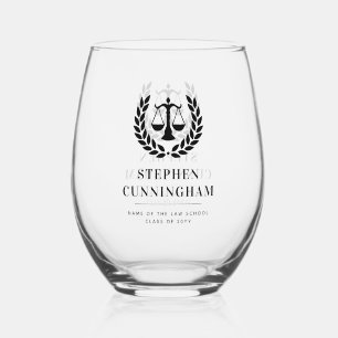 Vaso De Vino Graduación personalizada en la Facultad de Derecho