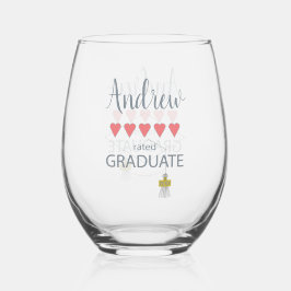 Vaso De Vino Graduado con 5 estrellas