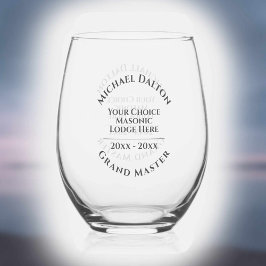 Vaso De Vino Gran Maestro Masónico