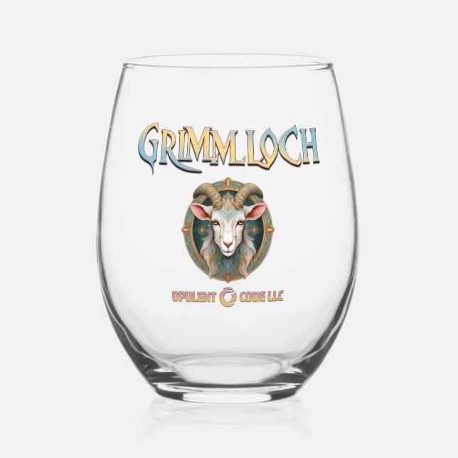 Vaso De Vino Grimmloch Goat Emblem Fantasy RPG (Anverso)