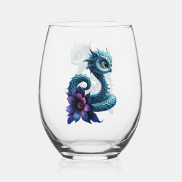 Vaso De Vino Guardián de la selva a la luz de la luna - Búho en